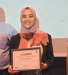 Imane Bekrine receives the Best Student Presentation Award at the ACI/RILEM ICCM2024 international conference